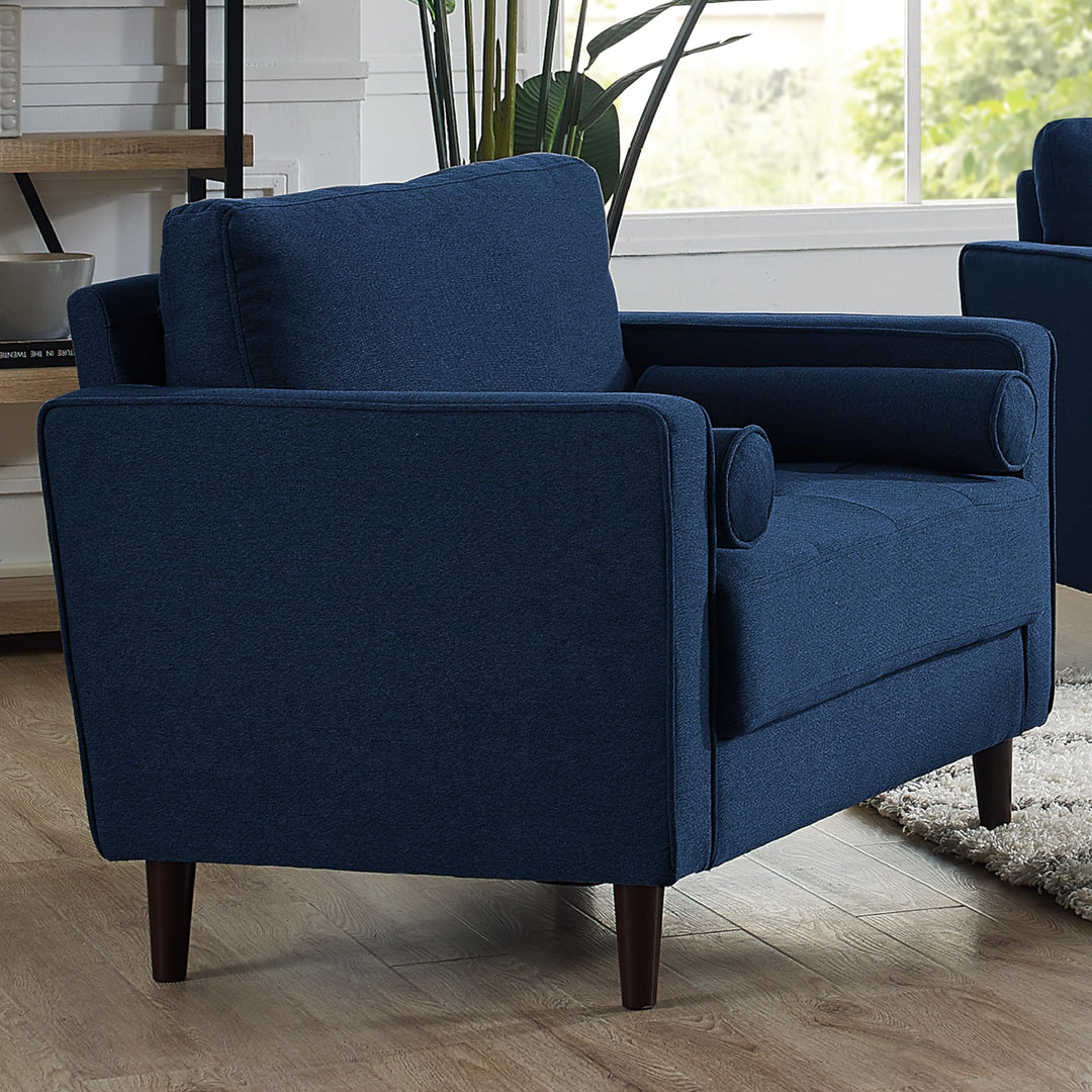 Lifestyle Solutions Lexington Armchair, Navy Blue 