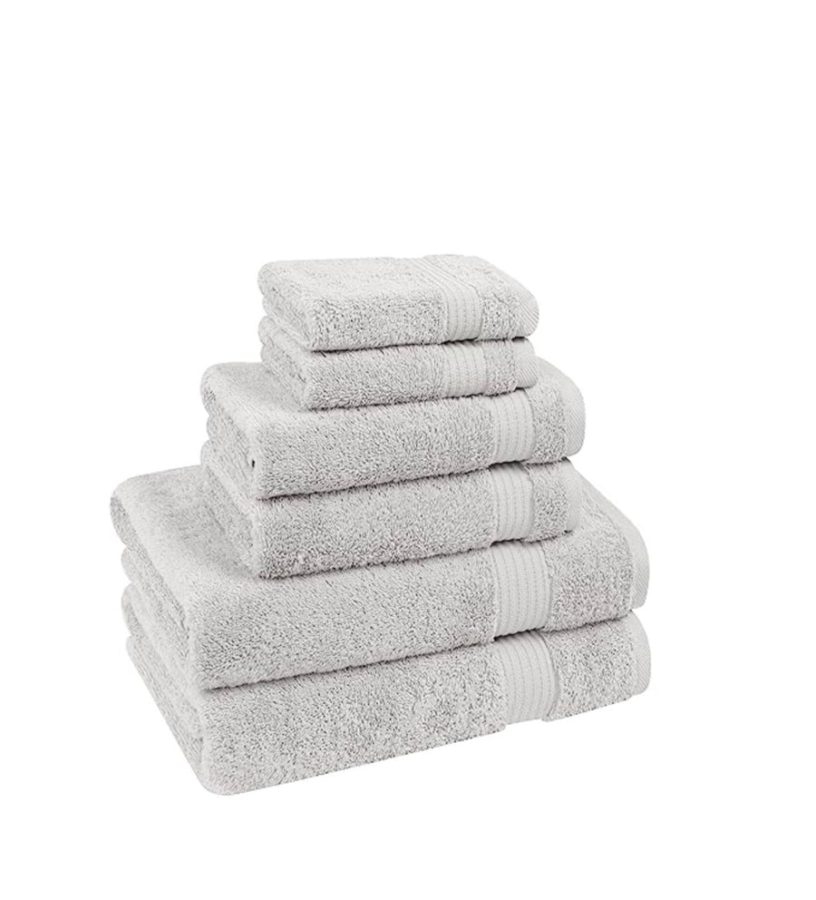 Silver Gray Cotton Paradise Towel Set