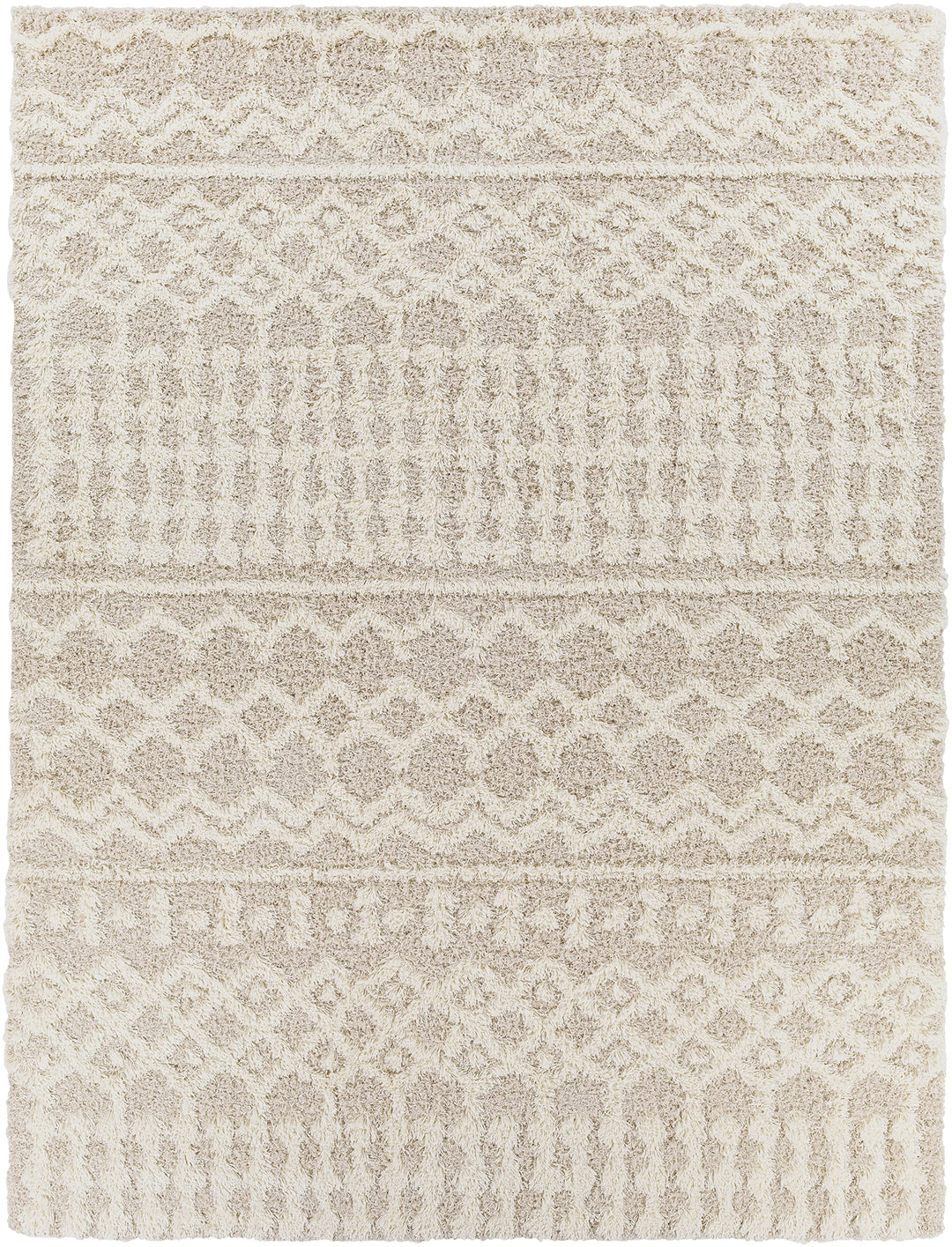 Livabliss Hapsburg Moroccan Shag Area Rug, 7'10" x 10'2, Beige 