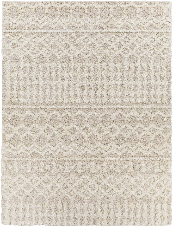 Livabliss Hapsburg Moroccan Shag Area Rug, 7'10" x 10'2, Beige 