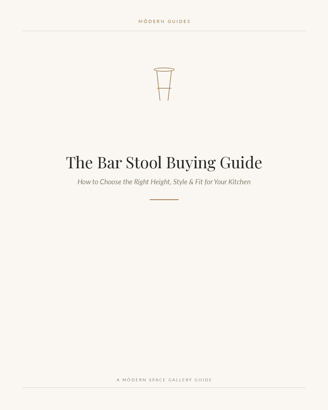 The Bar Stool Buying Guide