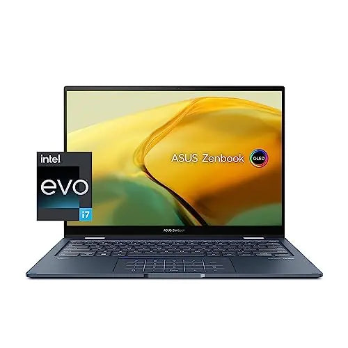 ASUS Zenbook 14 Flip OLED Laptop, OLED Touch Display, 16GB RAM, 1TB SSD - Ponder Blue 