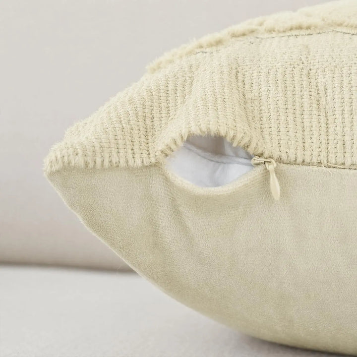 AVOIN colorlife Beige Fall Pumpkin Throw Pillow Covers 18x18 Inch 2PC