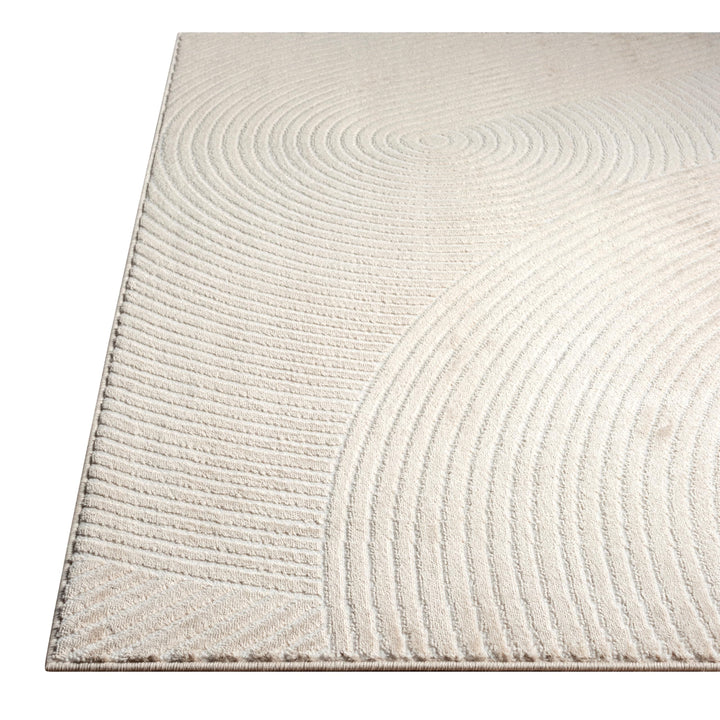 Abani Neutral Beige Area Rug | 8&