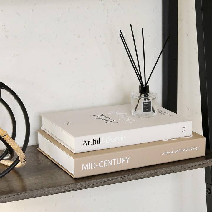 Aesthetic Decorative Books Set of 2 - Stylish Boxes for Coffee Table Decor 