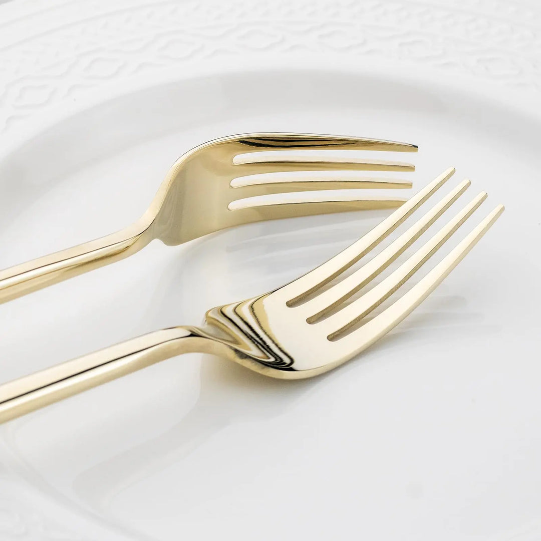 Alata Potter Champagne Gold 20-Piece Forged Silverware Set, Service for 4