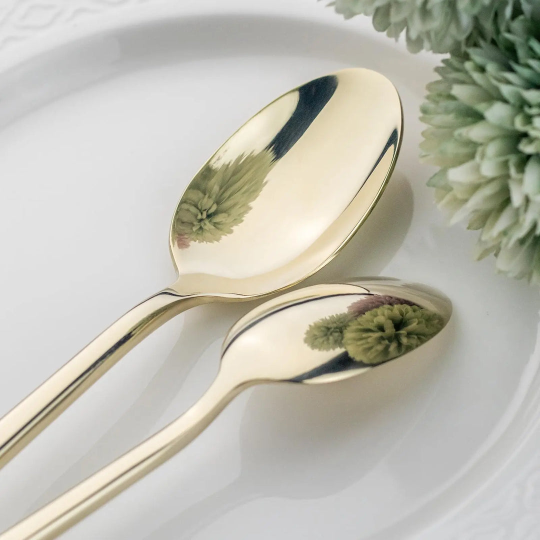 Alata Potter Champagne Gold 20-Piece Forged Silverware Set, Service for 4