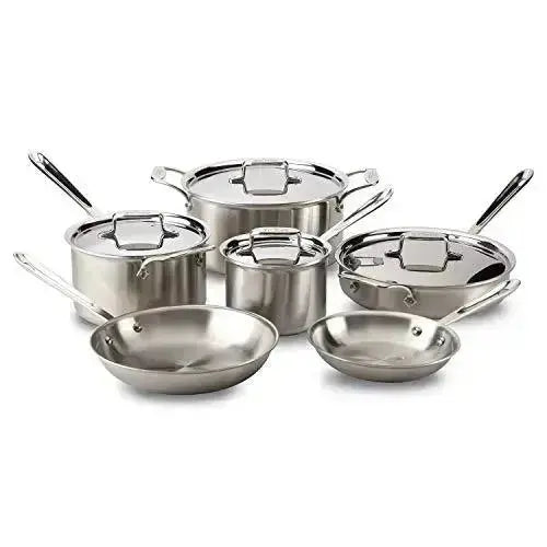 All-Clad D5 Stainless Steel 10-piece Cookware Set