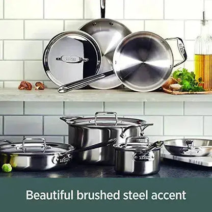All-Clad D5 Stainless Steel 10-piece Cookware Set