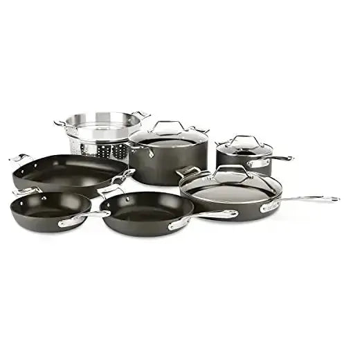 All-Clad Essentials Nonstick Cookware 10-PC Set - Black