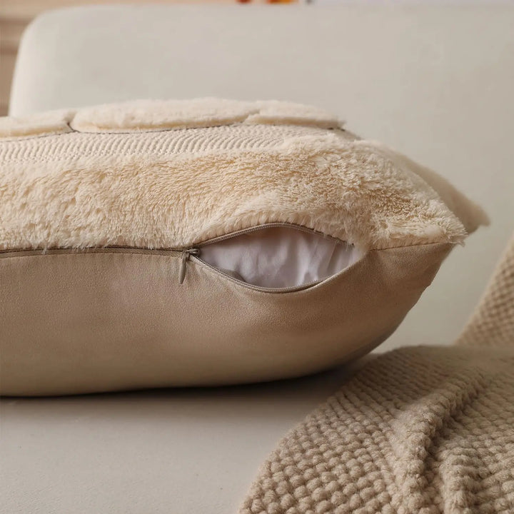 Allorry Fall Pillow Covers 18x18, 2 Pack, Beige Pumpkin Home Decor