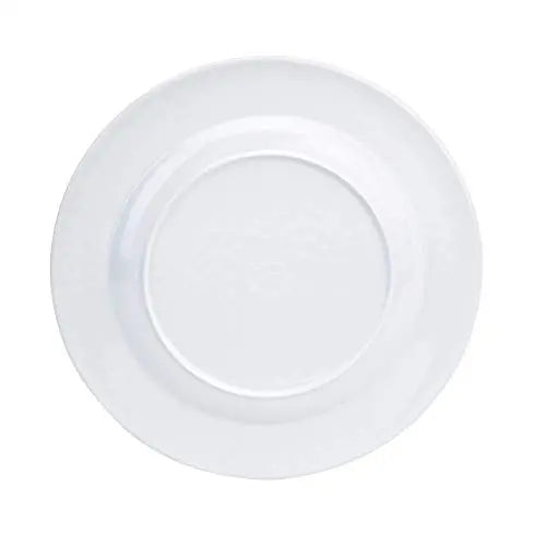 Amazon Basics 12-Piece Melamine Dinnerware Set, Serves 4 - Traditional Blue and White Amazon Basics