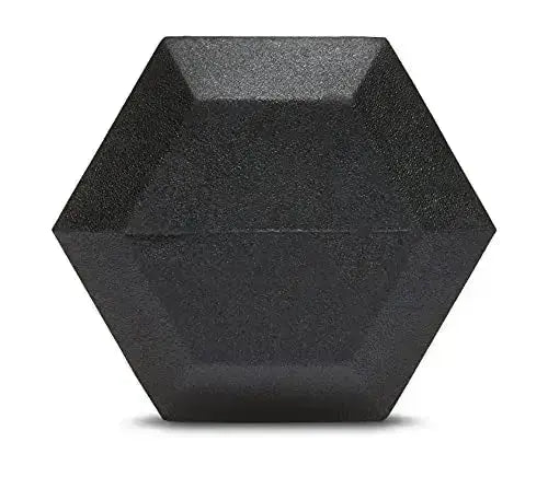 Amazon Basics Rubber Encased Hex Dumbbell Weight, 20 LBS - Pack of 1