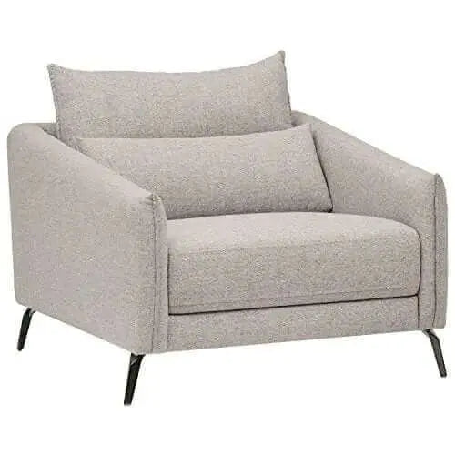 Amazon Brand Rivet Berkshire Modern Living Room Accent Chair - Grey Rivet