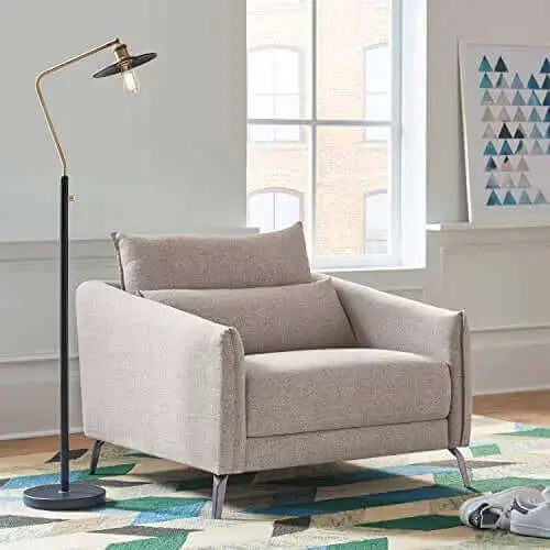 Amazon Brand Rivet Berkshire Modern Living Room Accent Chair - Grey Rivet