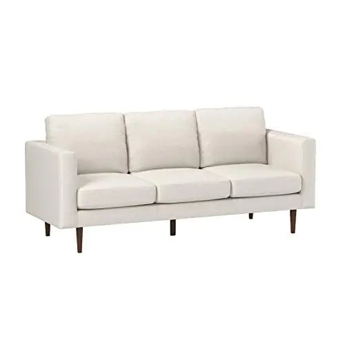 Amazon Sofa  Rivet Revolve Modern Upholstered Sofa Couch - Linen Rivet