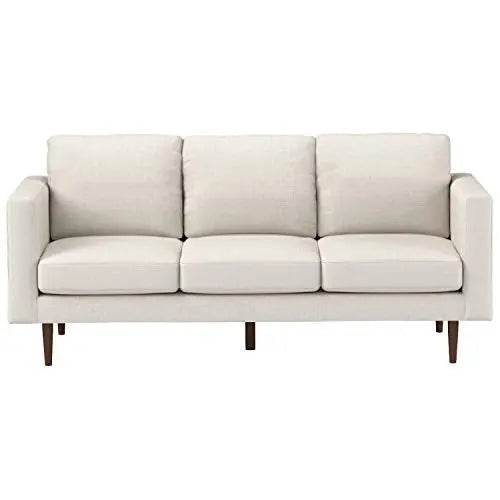 Amazon Sofa  Rivet Revolve Modern Upholstered Sofa Couch - Linen Rivet