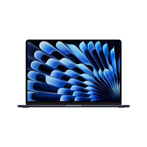 Apple 2024 MacBook Air 15-inch Laptop with M3 chip: Built for Apple Intelligence, 15.3-inch Liquid Retina Display, 8GB Unified Memory, 256GB SSD Storage, Backlit Keyboard, Touch ID; Midnight 