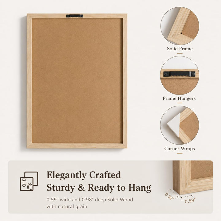 Artiluxy 3D Minimalist Textured Abstract Wall Art Set of 2, Neutral 