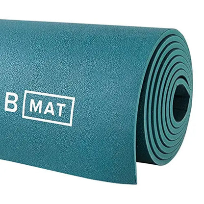B YOGA B Mat Strong 6mm Thick Yoga Mat, 100% Rubber, Sticky & Eco-Friendly Exercise Mat, Non-Slip for Hot Yoga, Fitness, Pilates, Exercise, Stretching, Gym or Home Workouts (71" Ocean Green) B YOGA