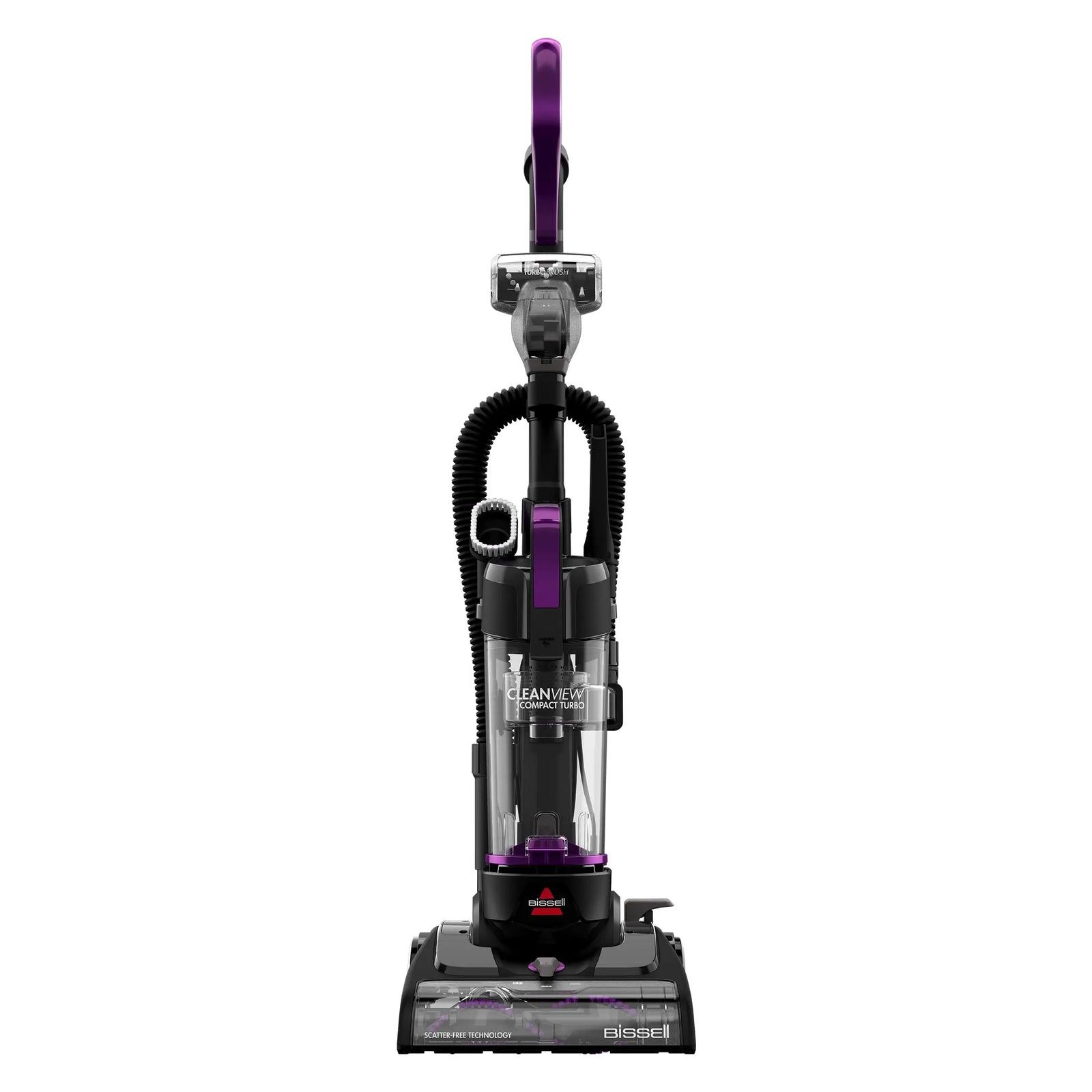BISSELL CleanView Compact Turbo Upright Vacuum, 3437F - Multicolor 
