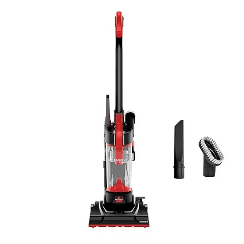 BISSELL CleanView Compact Upright Vacuum, Lightweight Powerful Suction - Red/Black 