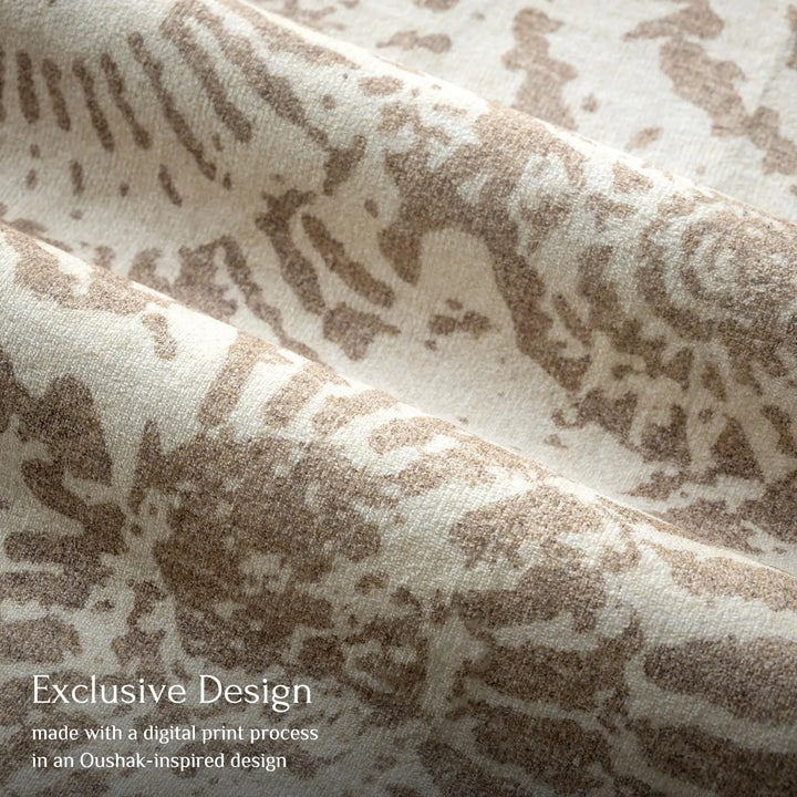 BLISSA Taupe Modern Living Room Rug - 8x10 Soft Washable Bedroom Area Rug
