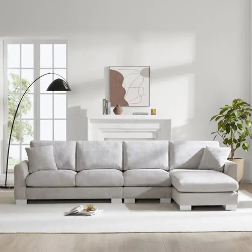 Ball & Cast Sectional - Light Gray
