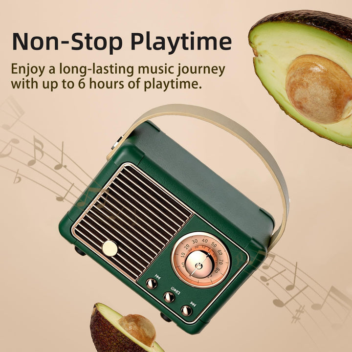 Baolira Retro Bluetooth Speaker, Office Decor for Women, Gifts for Teens 