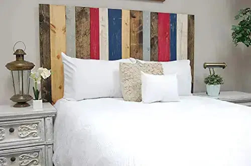 Barn Walls Americana Handcrafted Mix Headboard, Hanger Style - Multicolor