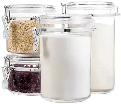 Bellemain Airtight Acrylic Canister Set, 4 PC - Clear