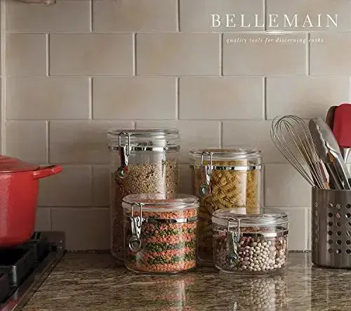 Bellemain Airtight Acrylic Canister Set, 4 PC - Clear