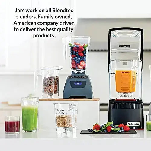 Blendtec Total Classic Original Blender Bundle, 10-Speeds - Black