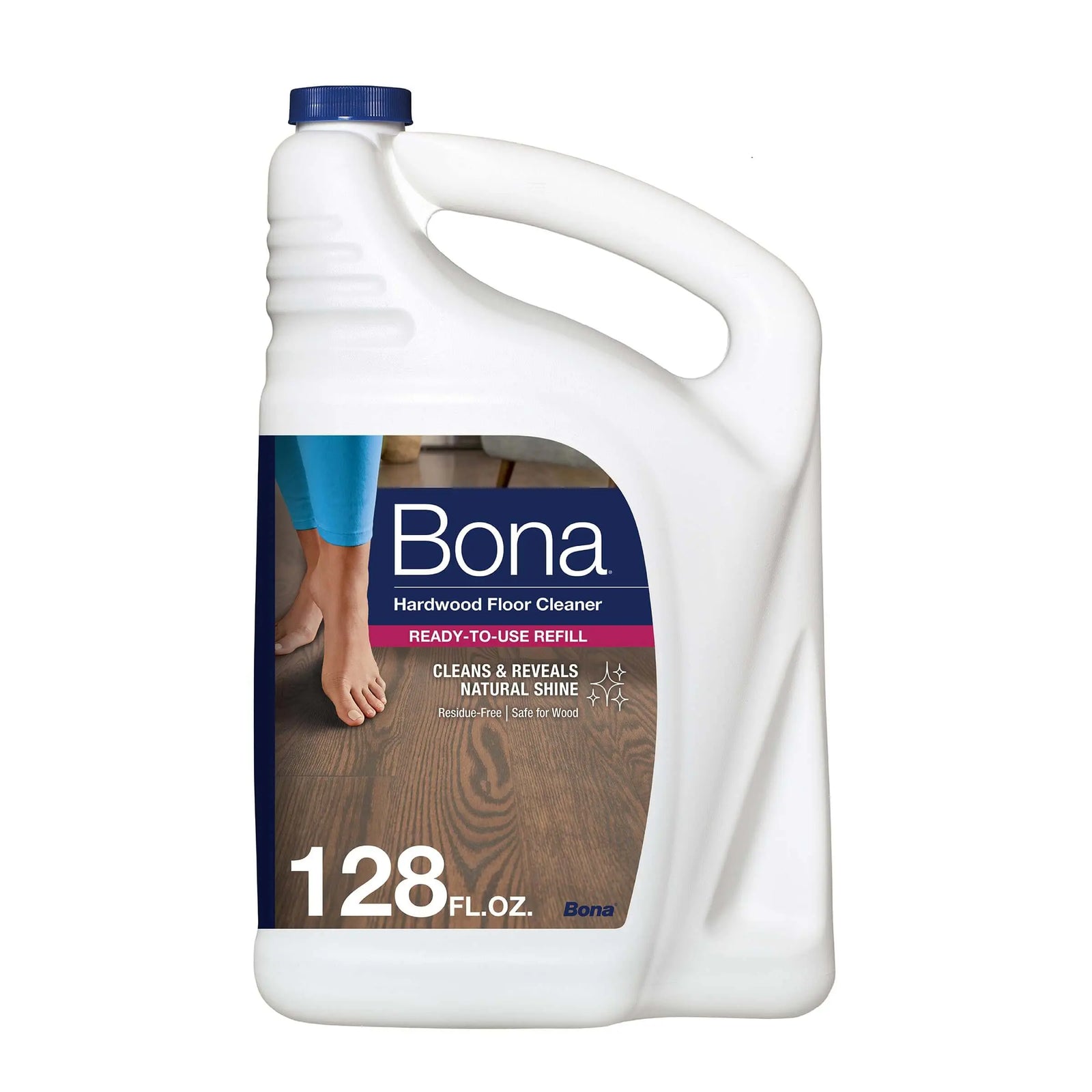 Bona Hardwood Floor Cleaner Refill, 128 fl oz, Unscented 