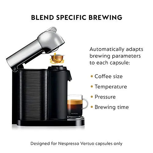 Breville Nespresso Vertuo Coffee Espresso Machine - Chrome Breville