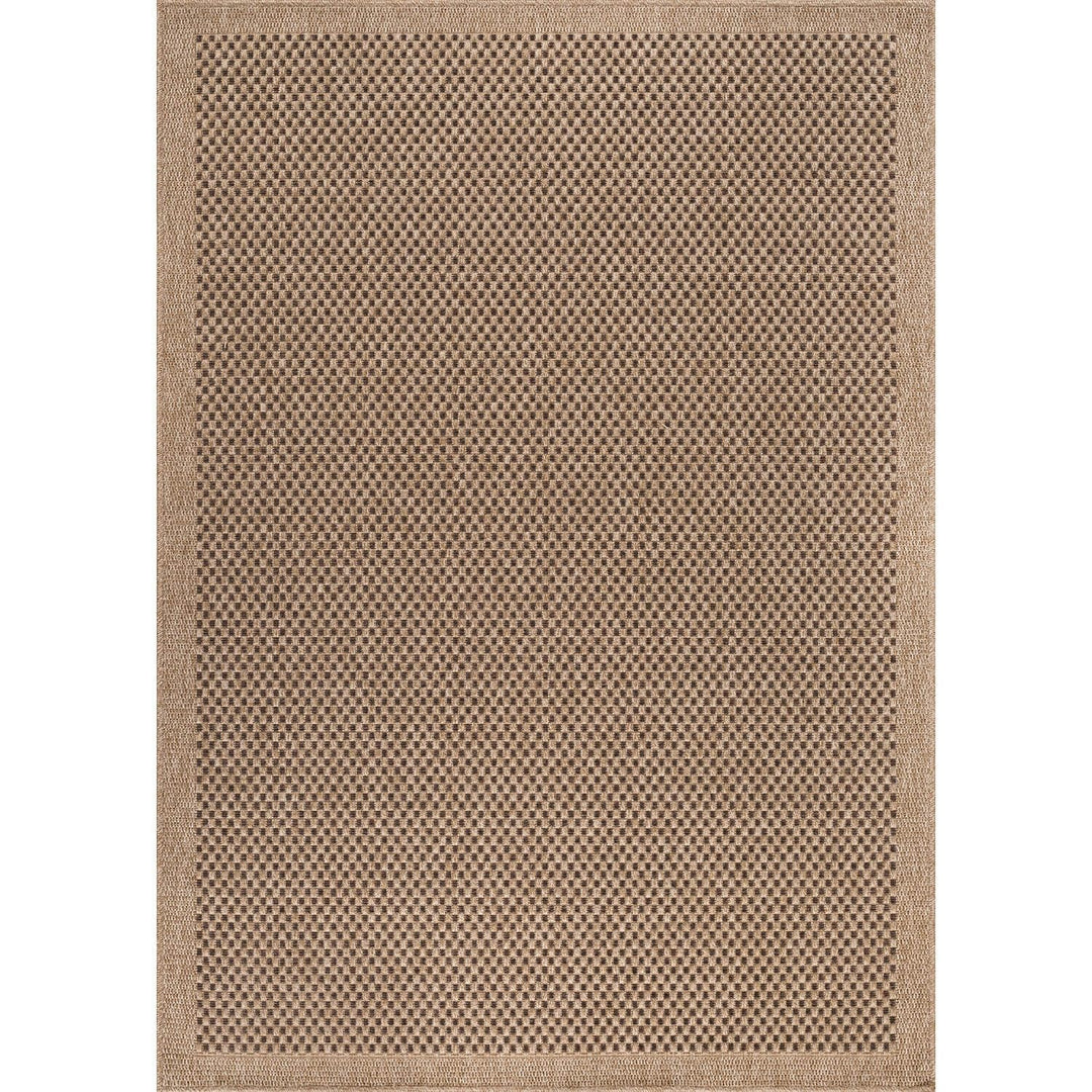CAMILSON Easy Jute Rug 9x12, Indoor Outdoor Natural Color Fiber Area Rugs for Living Room Patio and Kitchen Rug, Sisal Boho Woven Design, Easy-Cleaning, Washable Outside Carpet Alfombras (9 x 12) 