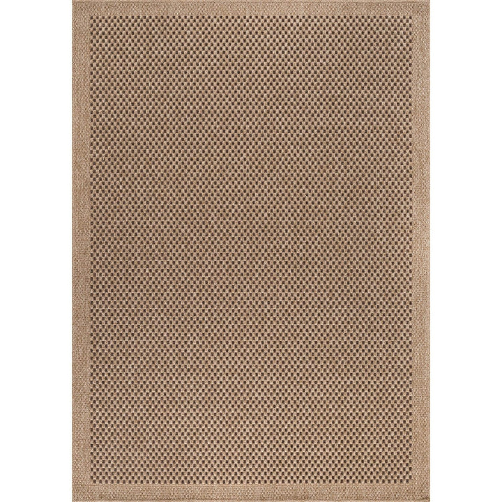 CAMILSON Easy Jute Rug 9x12, Indoor Outdoor Natural Color Fiber Area Rugs for Living Room Patio and Kitchen Rug, Sisal Boho Woven Design, Easy-Cleaning, Washable Outside Carpet Alfombras (9 x 12) 