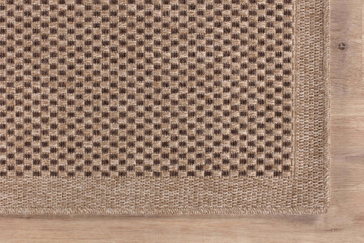 CAMILSON Easy Jute Rug 9x12, Indoor Outdoor Natural Color Fiber Area Rugs for Living Room Patio and Kitchen Rug, Sisal Boho Woven Design, Easy-Cleaning, Washable Outside Carpet Alfombras (9 x 12) 
