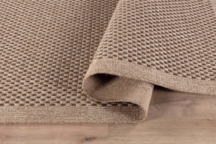 CAMILSON Easy Jute Rug 9x12, Indoor Outdoor Natural Color Fiber Area Rugs for Living Room Patio and Kitchen Rug, Sisal Boho Woven Design, Easy-Cleaning, Washable Outside Carpet Alfombras (9 x 12) 