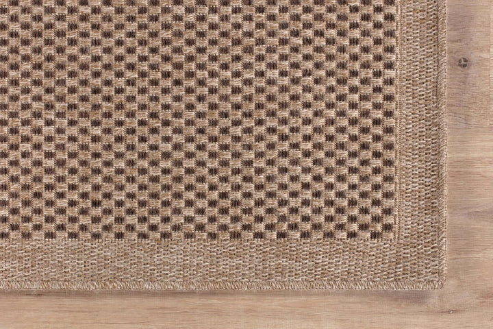 CAMILSON Easy Jute Rug 9x12, Indoor Outdoor Natural Color Fiber Area Rugs for Living Room Patio and Kitchen Rug, Sisal Boho Woven Design, Easy-Cleaning, Washable Outside Carpet Alfombras (9 x 12) 
