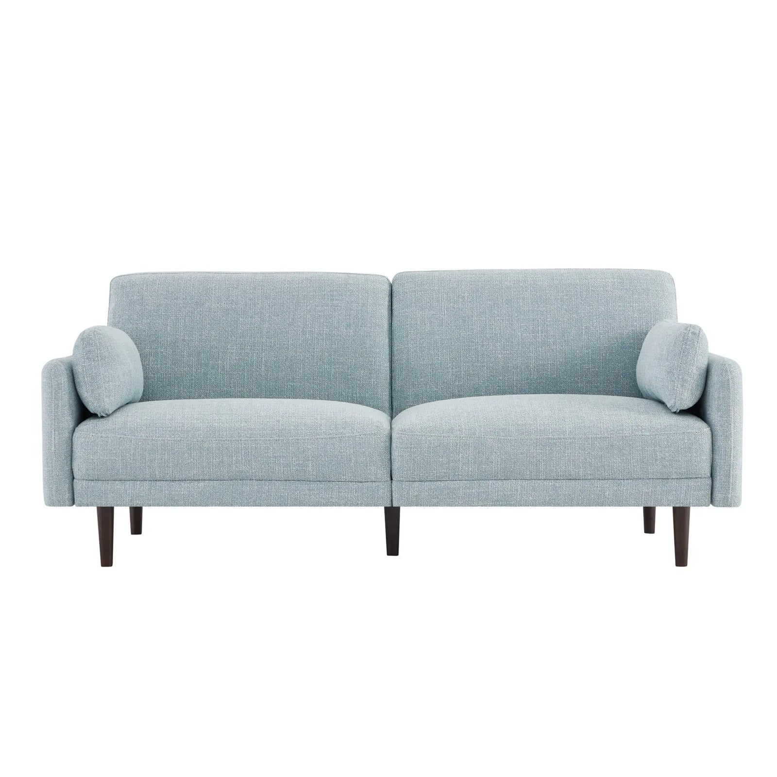 CHITA Modern Sofa, Fabric, Solid Wood Leg, No-Tools Assembly, 73" W - Mint 