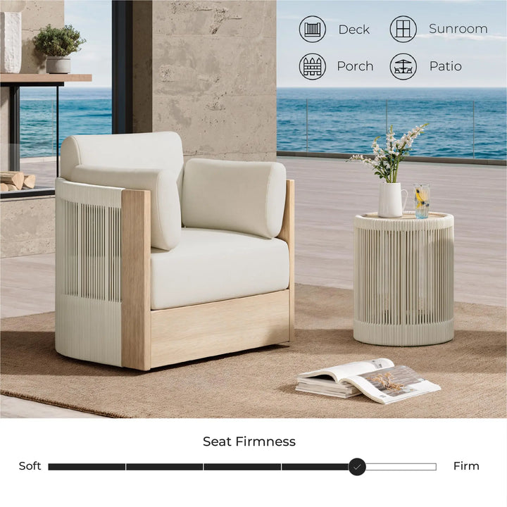 CHITA Outdoor Furniture Set 4 Piece, 5-Seats Patio Conversation Set 