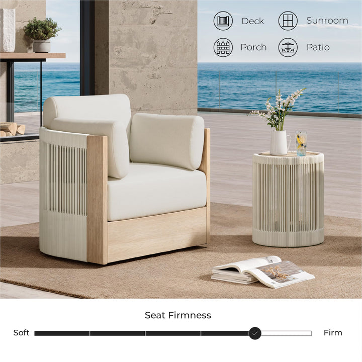 CHITA Outdoor Furniture Set 4 Piece, 5-Seats Patio Conversation Set 