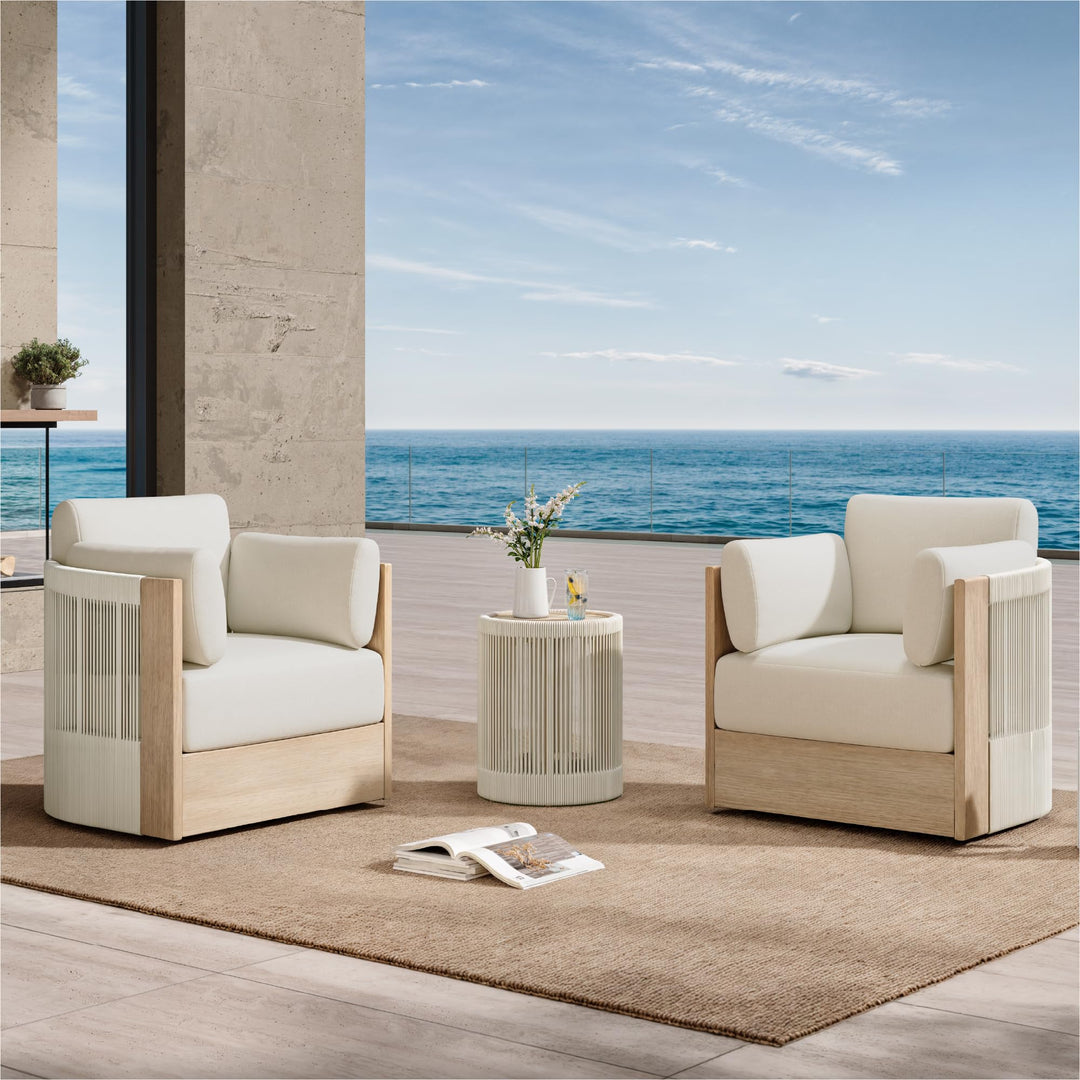 CHITA Outdoor Furniture Set 4 Piece, 5-Seats Patio Conversation Set 