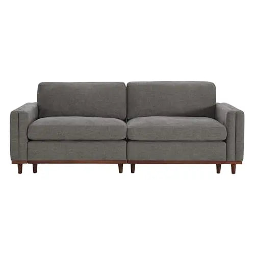 CHITA Super Large Loveseat Sofa, 83” W, Solid Wooden Leg - Grey 