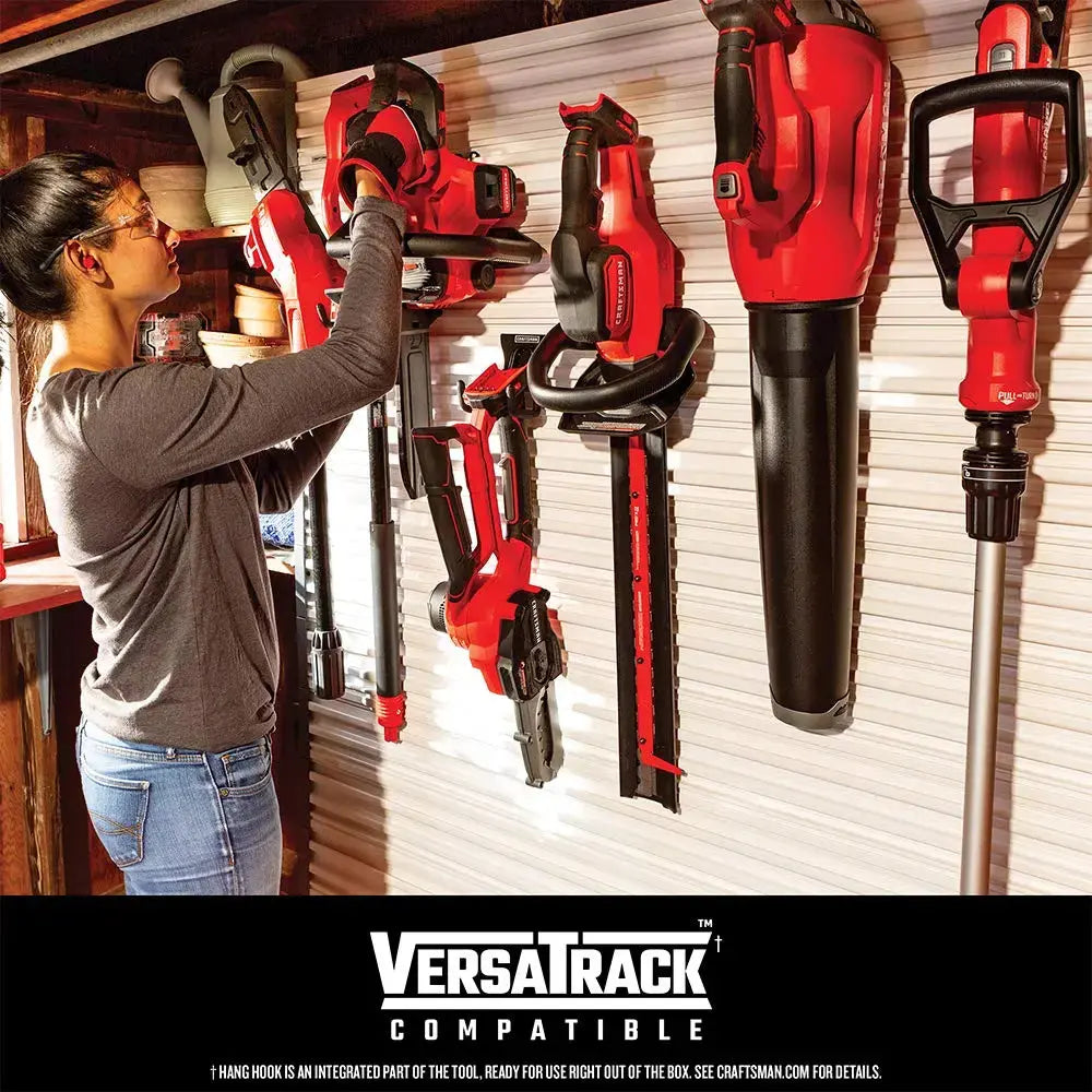 CRAFTSMAN V20 Weed Wacker Cordless String Trimmer and Edger, Weed Eater Includes 2.0 Ah Battery and Charger, Lightweight, Extended Runtime, 2 Speed (CMCST900D1) 