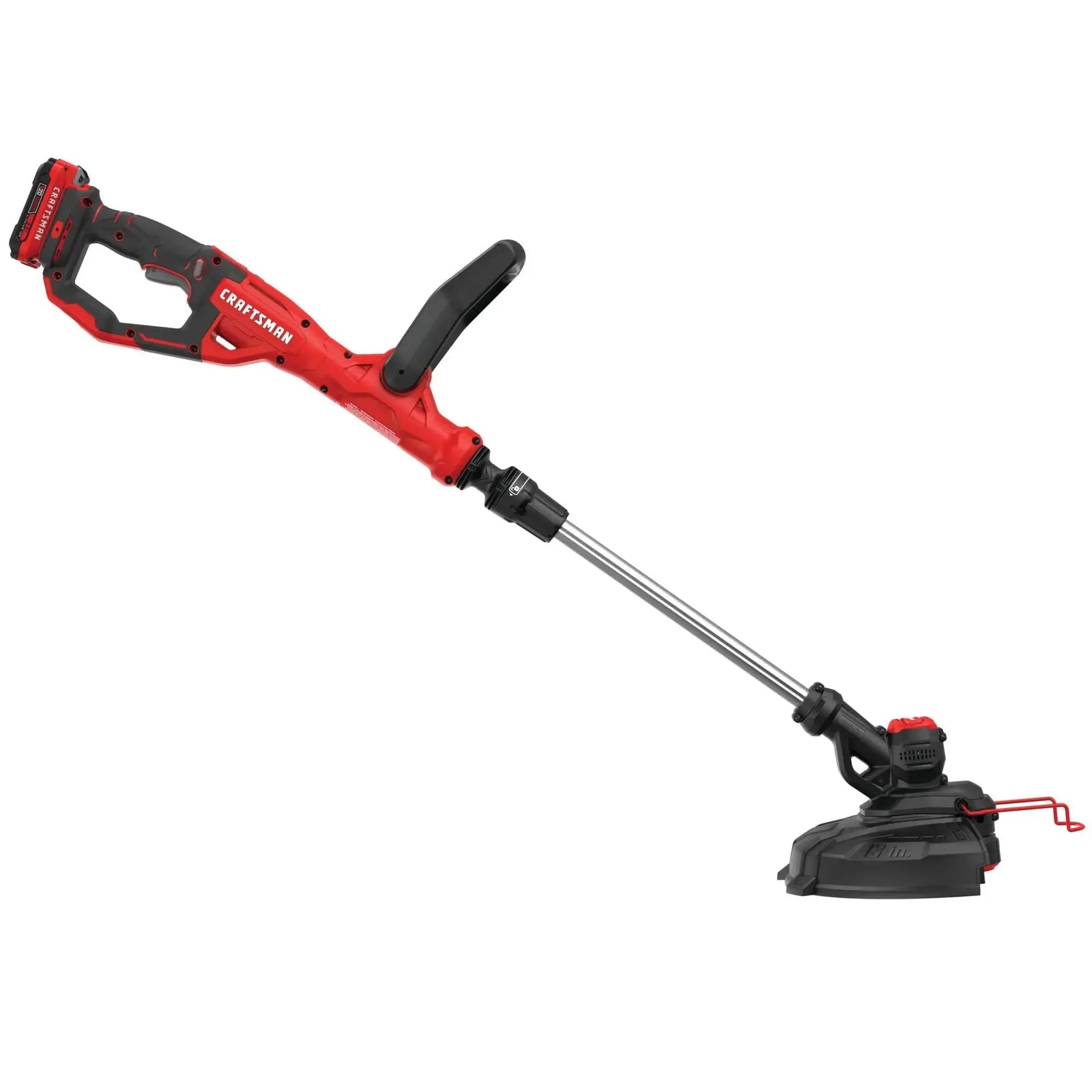 CRAFTSMAN V20 Weed Wacker Cordless String Trimmer and Edger, Weed Eater Includes 2.0 Ah Battery and Charger, Lightweight, Extended Runtime, 2 Speed (CMCST900D1) 