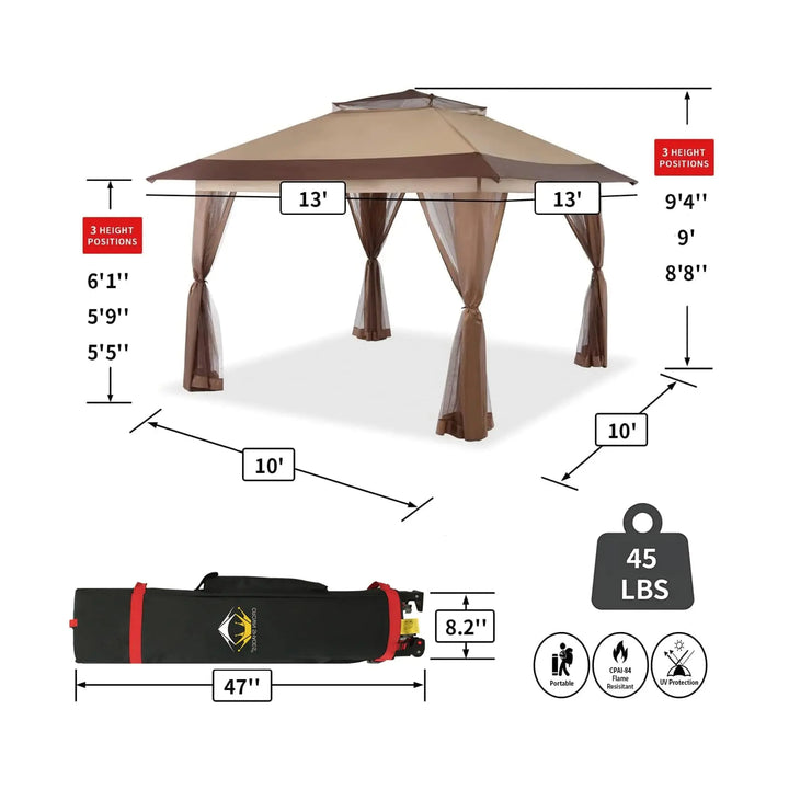 CROWN SHADES Gazebo