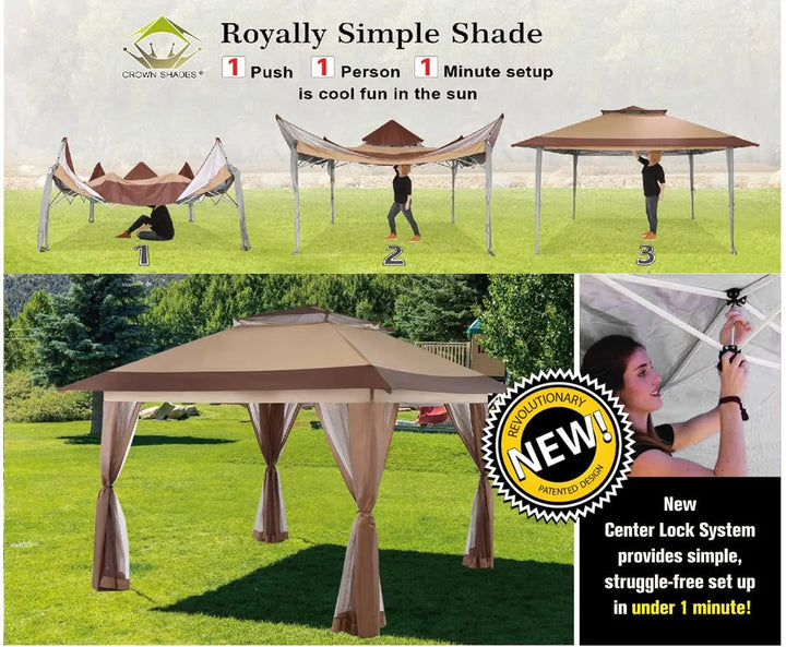 CROWN SHADES Gazebo