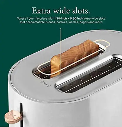 Café Express Finish Toaster | Countertop Kitchen Essentials - Matte Black
